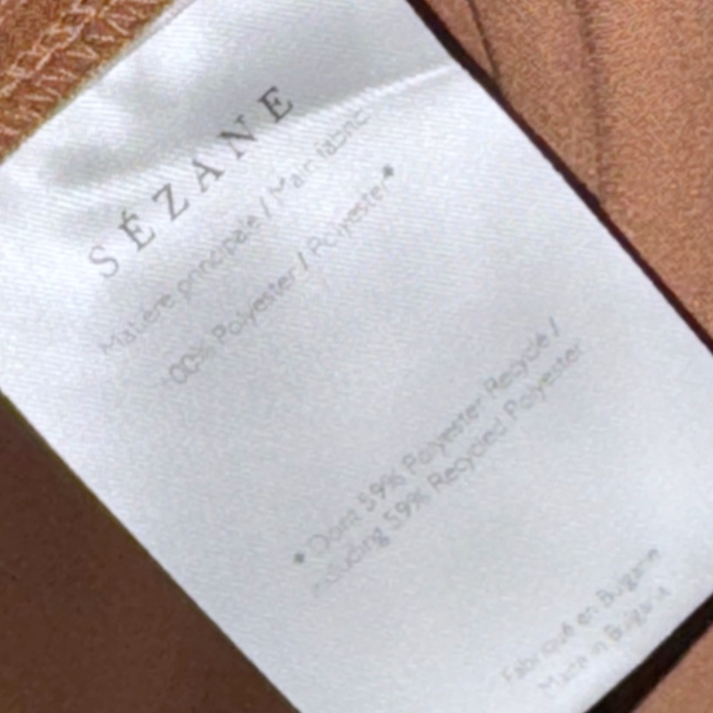 Sezane Brown Ruffle Blouse - Picture 10 of 11